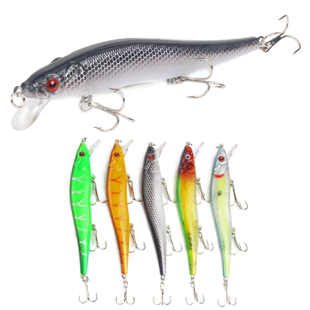 

5Pcs Fishing Lures Trout Swim Baits Slow Sinking Bionic Swimming Lure Bait For Bass Fishing Lures 11.5cm/14g