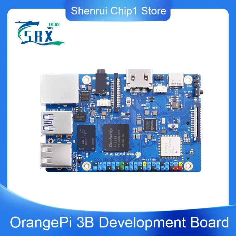 

OrangePi 3B Development Board Orange PI 3B Quad-core RK3566 Supports eMMC Module OrangePi 3B