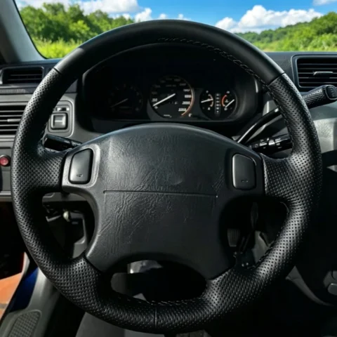 Чехол на руль из микрофибры для Honda CRV CR-V Accord 6 Odys