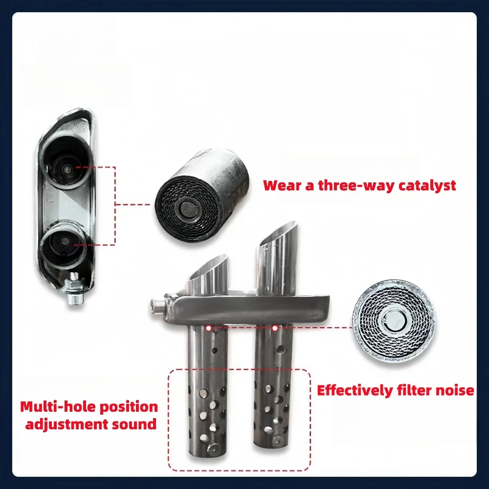 Geeignet für Schalldämpfer Benda Black Flag 500, originaler Schalldämpfer zur Geräuschreduzierung, Schalldämpfer zur Geräuschreduzierung