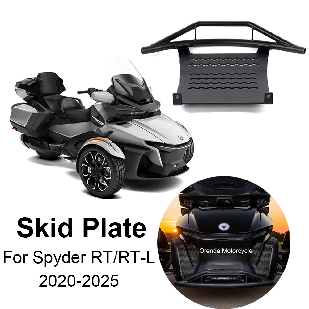 Для Can-Am Spyder RT RT-L 2020-2025 Performance трубчатый передний бампер с защитной пластиной, универсальные новые аксессуары для мотоциклов 2024