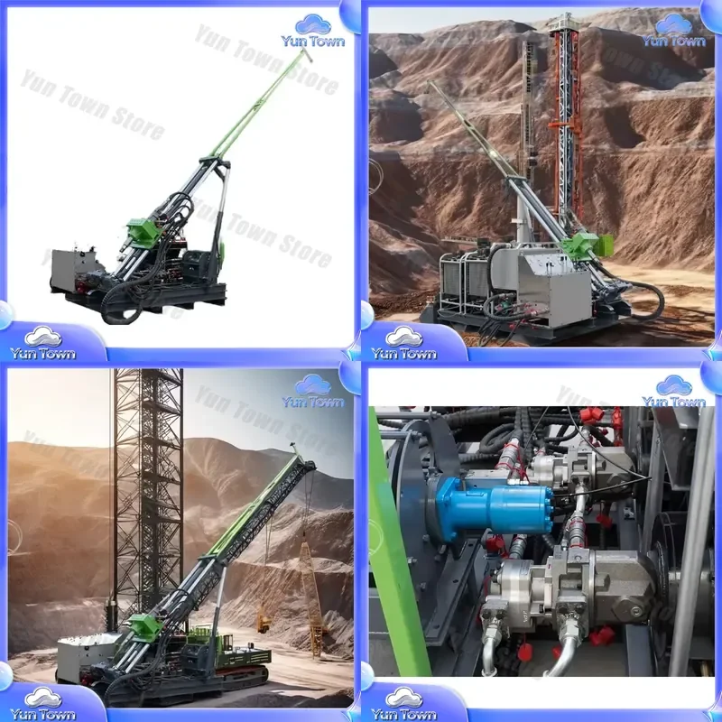 Hydraulic 350m Well Drilling Machine for Water Deep Borehole Rig Mounted Truck Mine Drill Rig 1200mm 600mm Diameter for Sale