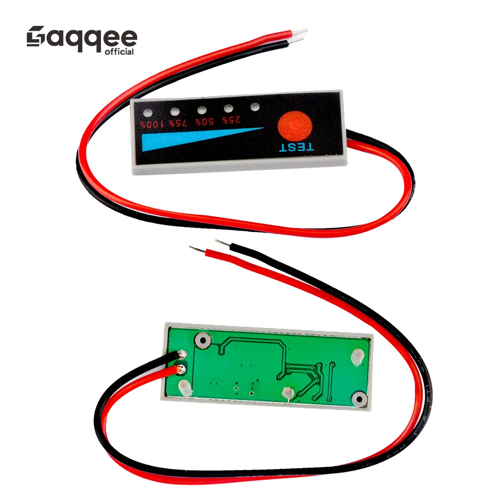 1S 4.2V/5S 21V Lithium Battery Li-po Li-ion Capacity Indicator Board Power Display Charging Charge LED Tester 40x15MM