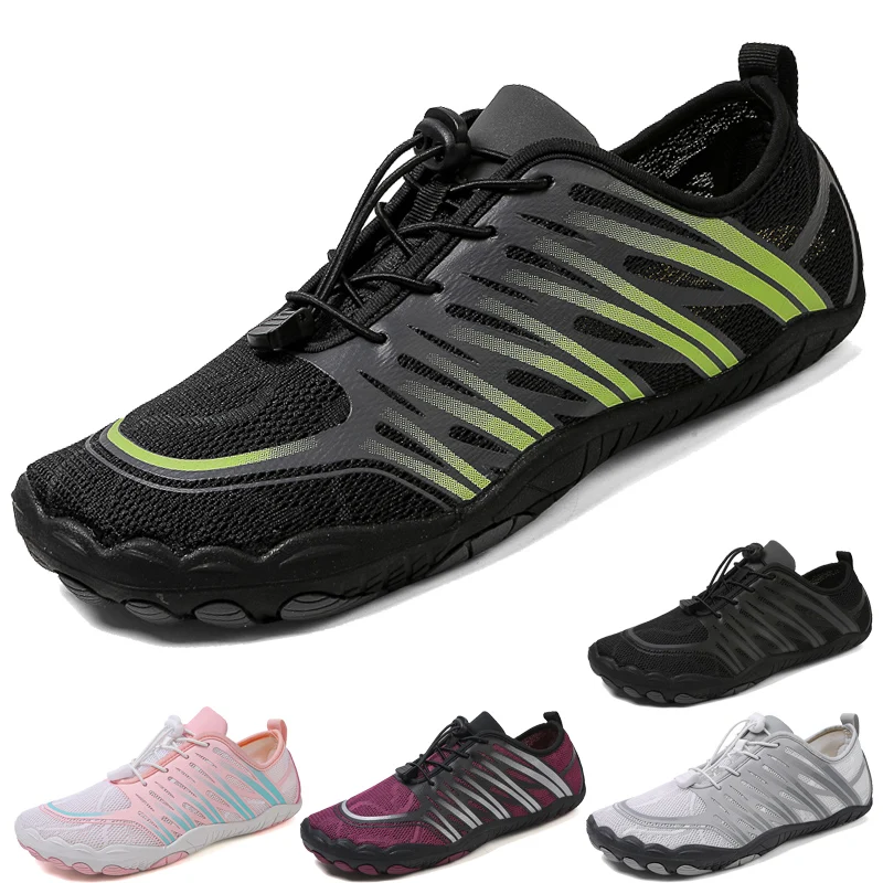 أحذية خفيفة الوزن قابلة للتنفس، قبضة متعددة التضاريس، أحذية رياضية للطرق الوعرة للرجال والنساء
