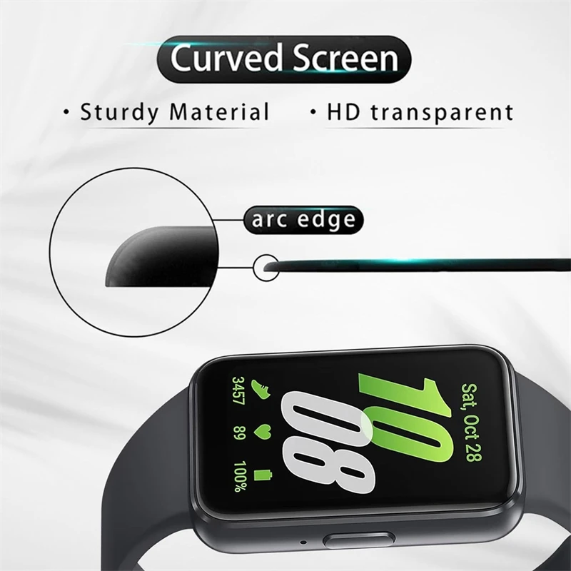 Soft Hydrogel Film For Samsung Galaxy Fit 3 Anti-scratch Screen Protector for Galaxy Fit3 Protective Films Not Glass Watch Cover