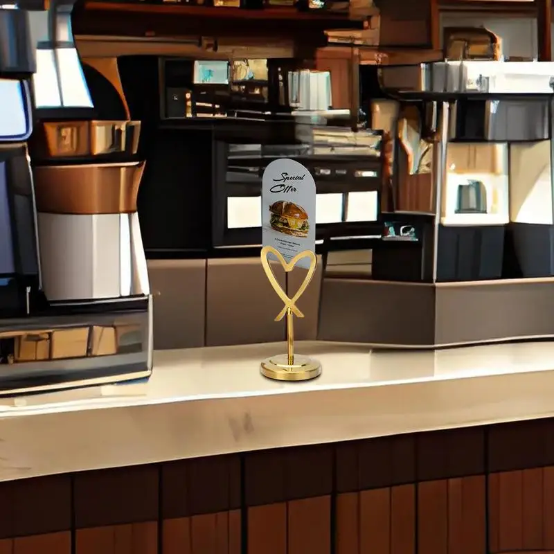 Table Card Holders Stand Sign Stand Holder For Place Cards Photo Picture Clip For Metal Name Clips Photo Picture Clip Holder For