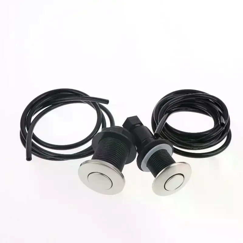 On/Off Push Air Button Switch For Bath Spa Jet Tub Disposal Tubing Pneumatic Air Pressure Switch Knob Kit Home Tools