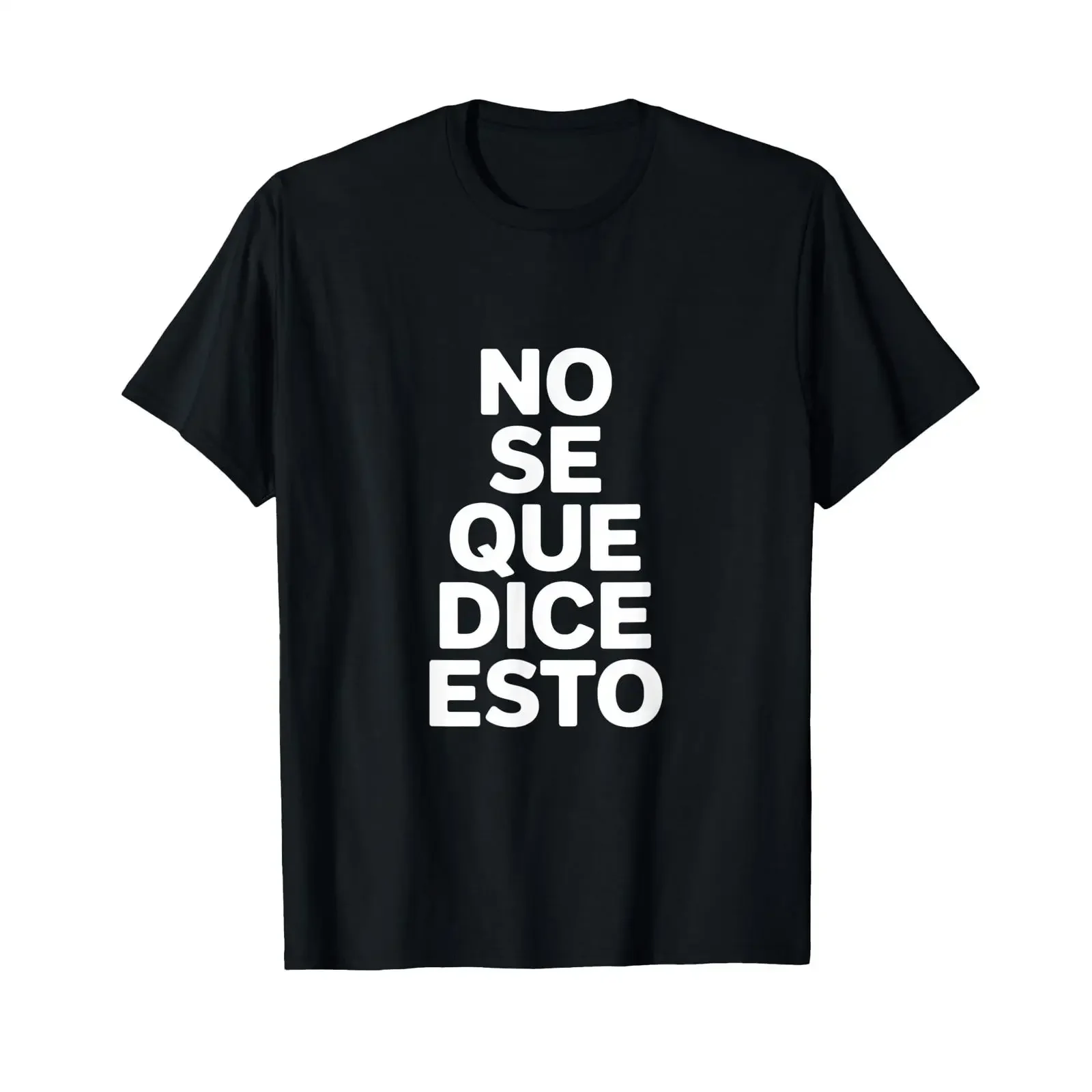 No Se Que Würfel Esto Lustiger Spanischer Spruch T Shirt vintage Washed fashion Versatile graphic Soft Breathable Stylish