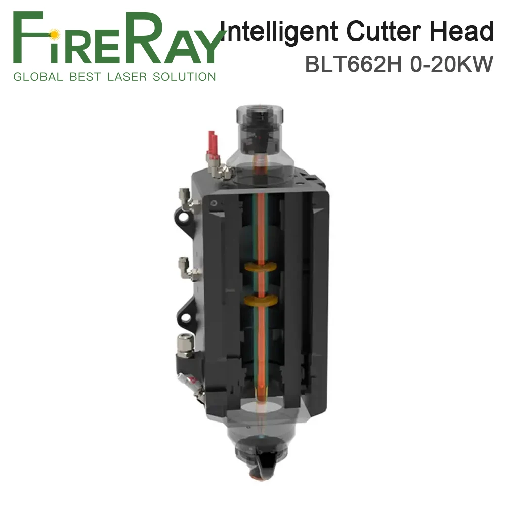 FireRay BOCHU رأس القطع الذكي ، BLT662H ، 0-20KW ، QBH ، QD ، Q + إضافة واجهة لآلة القطع بليزر الألياف