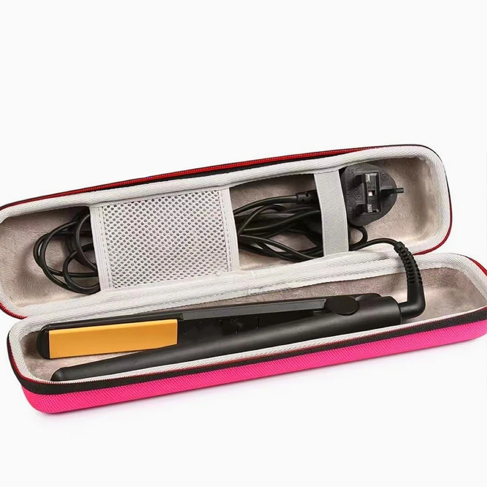 

Hair Straighteners Storage Bag Curling Iron Holder Curler Case Rosy Flat Travel