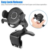 Car Phone Holder Mount 360-degree Rotation Universal Cradles Dashboard Rear-view Mirror Cell Phone Holder Dropship