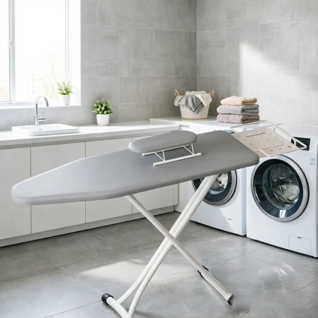 Large Foldable Household Ironing Board, Garment Steamer Stand, Electric Iron Pad, Wrinkle Removing Rack, For Home Bedroom Closet