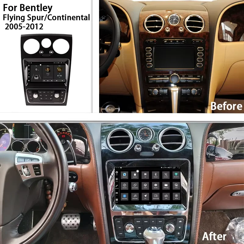 For Bentley Flying Spur Continental GT 2005-2012 Android Car Radio Carplay Autoradio Stereo Multimedia intelligent systems Auto