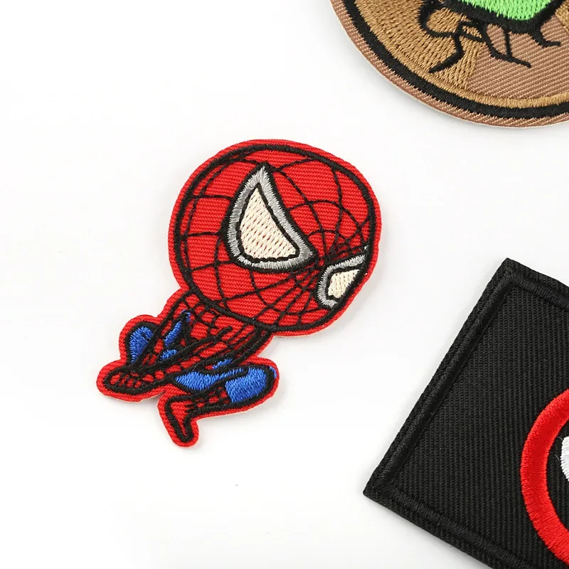 Marvel Iron man spiderman hulk captain America patches anime cartoon clothes patches Garment stickers embroidery cloth stickers