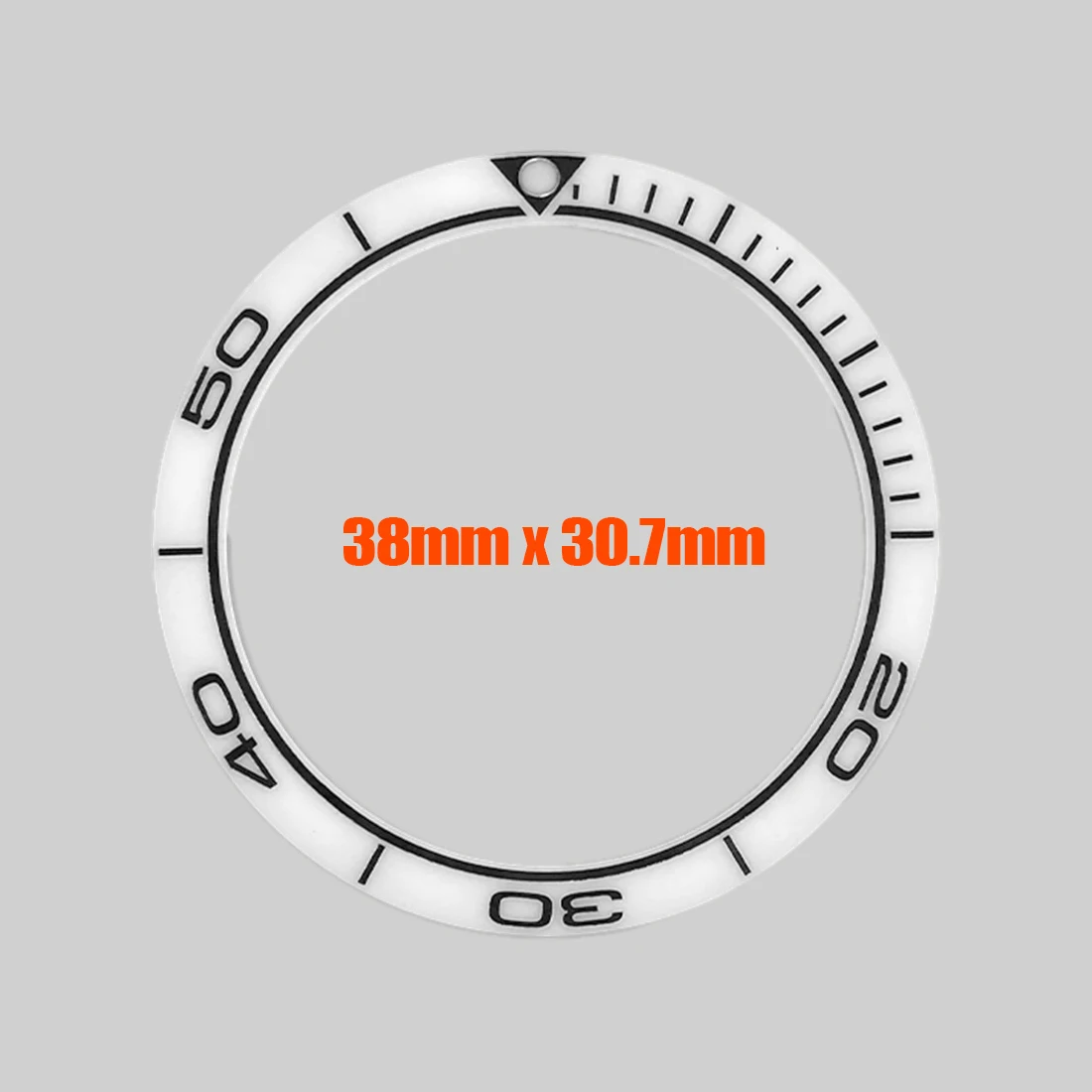 Mod Seamaster Ceramic Bezel Insert Fit for Sub SRPD Seamaster 300 Watch Case 38x30.7mm Curved Bezel Ring Spare Parts For Watches