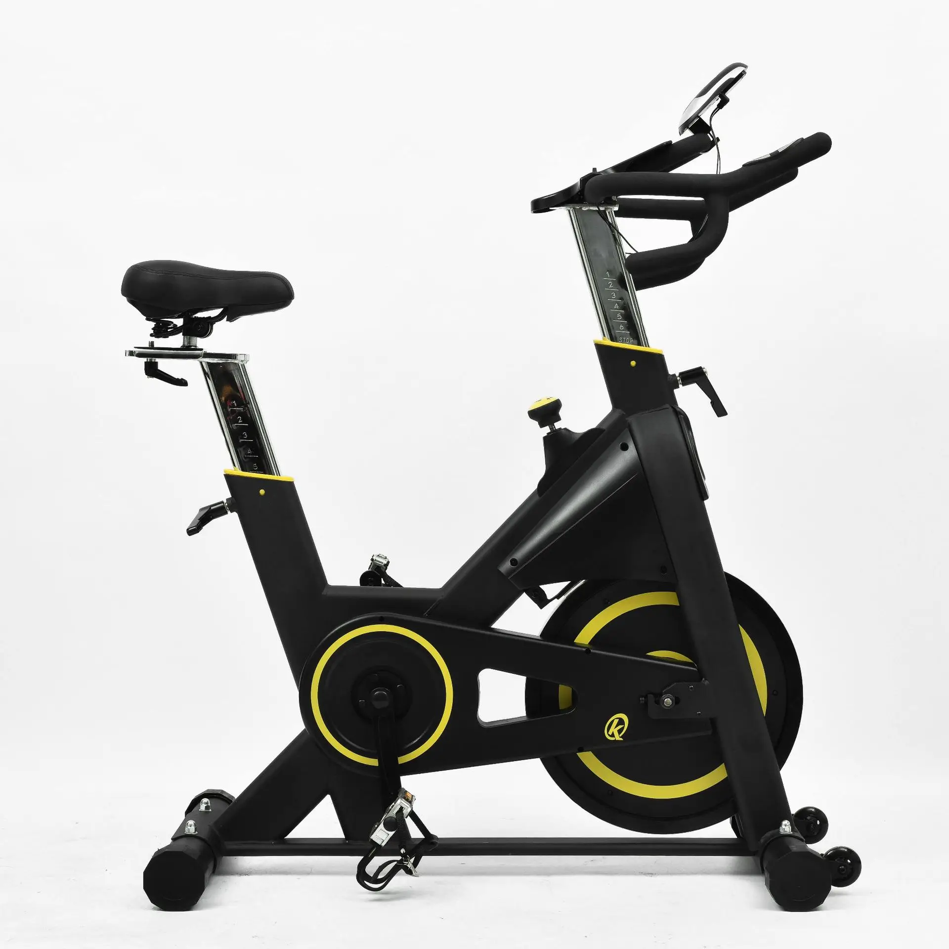 tv-Spinning Bike Sports and Fitness Equipment Fitness Fixed Bicycle Vertical Exercise Bike for Riding Hall Aerobics Indoor！