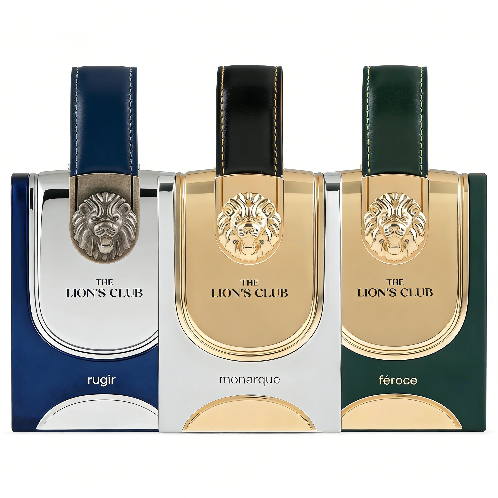 Armaf the Lion's Club Fragrance Set for Men - Rugir Monarque Eau De Parfum Feroce Aromatic Spicy Oud Eau De Parfum