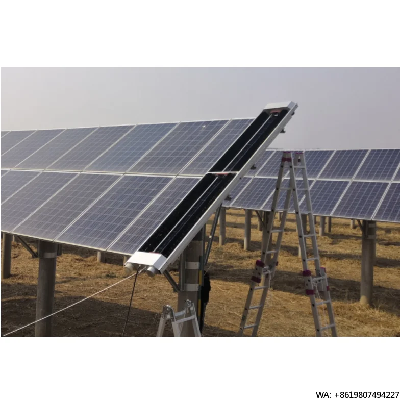 Solar Powered Washing Service Automatic Self Cleaning System for Panels