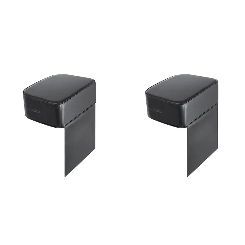 【EFFICIENT 】2X Salon Booster Seat Cushion For Hair Cutting Salon Leather Pads, Boat Booster Seat Cushion, Styling Chair Seat Boo