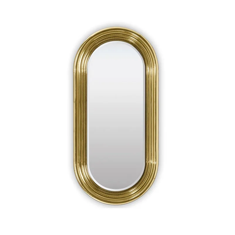 High-end villa with lamp, home wall-mounted vanity mirror, bedroom fitting mirror
