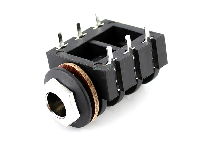 TRS Stereo Große Drei Kern 6,35mm Metall Buchse Audio Panel Montage Stecker 1/4 TRS PCB Direkte Löten Buchse NYS215 – Detail 10
