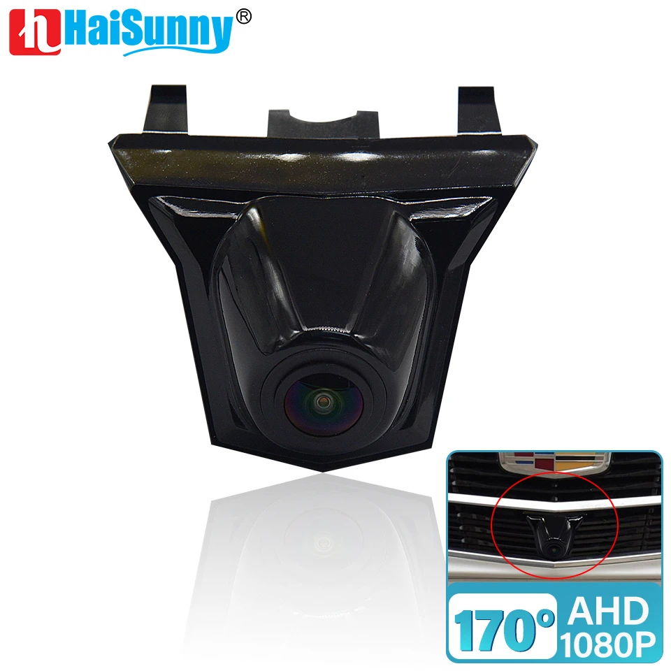 

HaiSunny 170 ° Fisheye HD CDD AHD 1080P Waterproof Vehicle Front View Camera For Cadillac ATS-L ATS L 2016 2017 Android Player