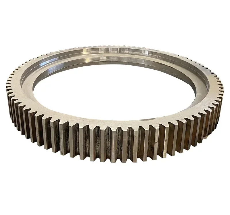 OEM Manufacturer CNC Machining Concrete Mixer Spare Part Large Diameter Ring Gear for Cement Mixer Rotating