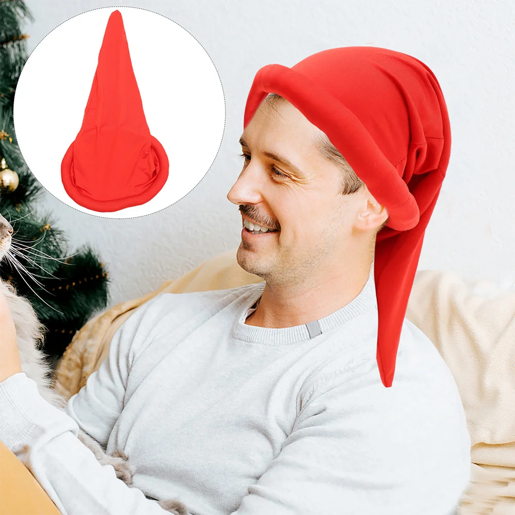 

2pcs Dwarf Hat Halloween Gnome Costume Prop Christmas Party Decoration Women's Cosplay Accessory Decorative Cap Novelty Gift