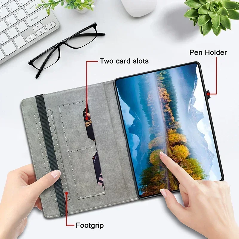 Leather Case For Lenovo Tab M11 Y700 5th 2025 K9 M9 M10 Plus 3rd 10.6 \
