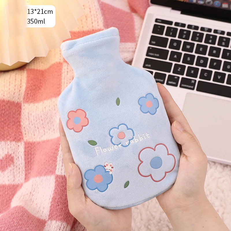 Hot Water Bottle for Bed Hand Warmer Cute Gadgets to Keep Warm Bag Kawaii Period Pain Portable Warming Products Household Home