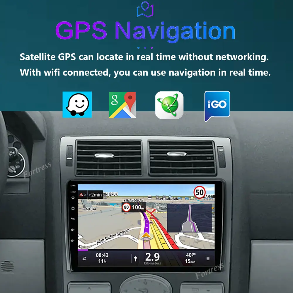 2din Android13 Car Radio Multimedia Carplay Auto GPS Navigation For Ford Mondeo Mondeo 3 2000 2001 2002 2003 2004 2005 2006-2007