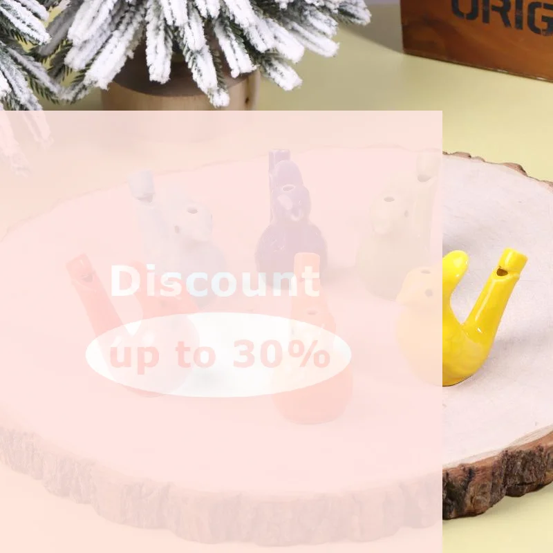 [1/5Pcs Bird Whistle Water Musical Ceramic Set Colorful Animal Shape Early Learning Bath Noise Maker Party Favor Decoration]