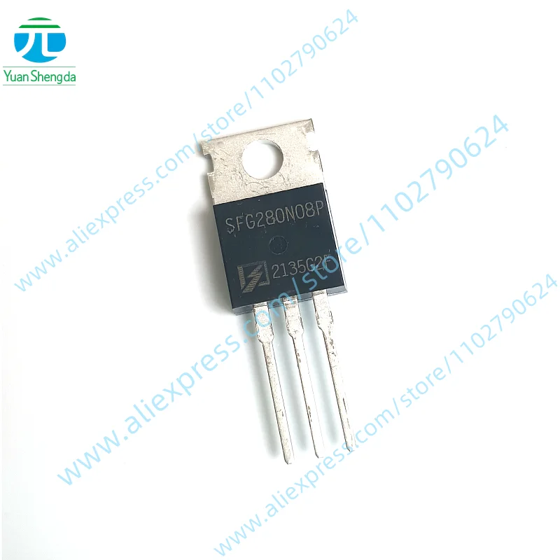 

5 шт., новинка, оригинальная фотовспышка 80 в 840A TO-220 SFG280N08P