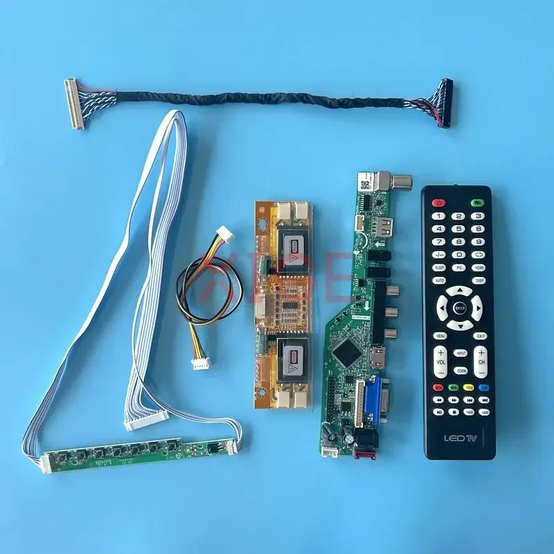 

LCD Controller Board Fit LTM230HP01 LTM230HT01 M236MWF1 4CCFL Kit DIY 30 Pin LVDS VGA+HDMI+AV+USB+IR 1920*1080 Display TV Analog
