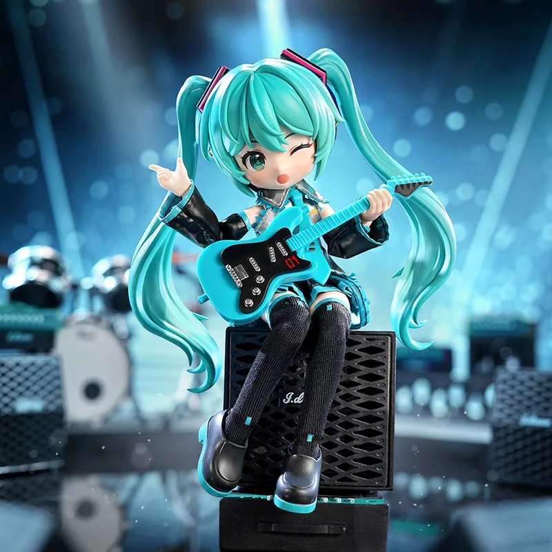 Blokees Hatsune Miku بنة الكرتون أنيمي الجمعية تمثال لعبة أطفال اللعب دمية جمع أرقام هدية