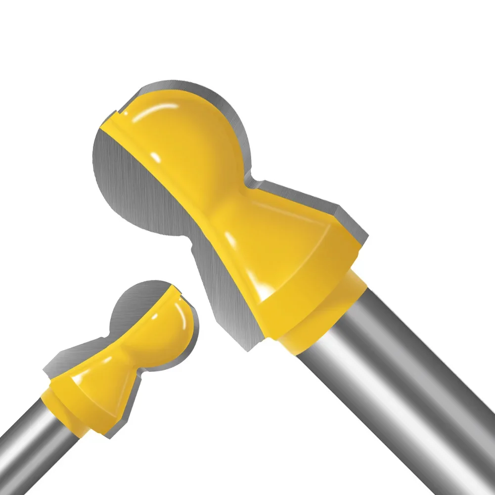 1PC 6MM 6.35MM 8MM Shank Router bit Horizontal Crown Molding bit Professional Woodworking Tool Door Planer Straightening Cutter