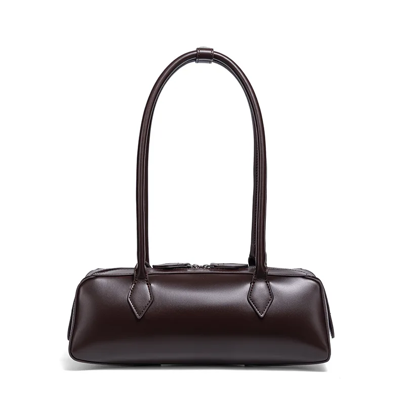 

Женская сумка-багет, роскошный дизайн, корейский стиль, сумка на плечо из коровьей кожи, женская большая вместительная сумка из воловьей кожи под мышками