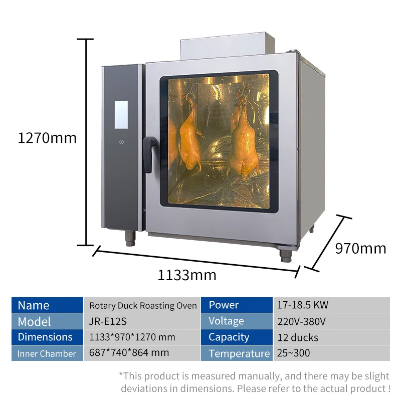 Commercial Heavy-Duty Rotating Roast Chicken Oven Electric Catering Equipment for Restaurants & Commercial Use