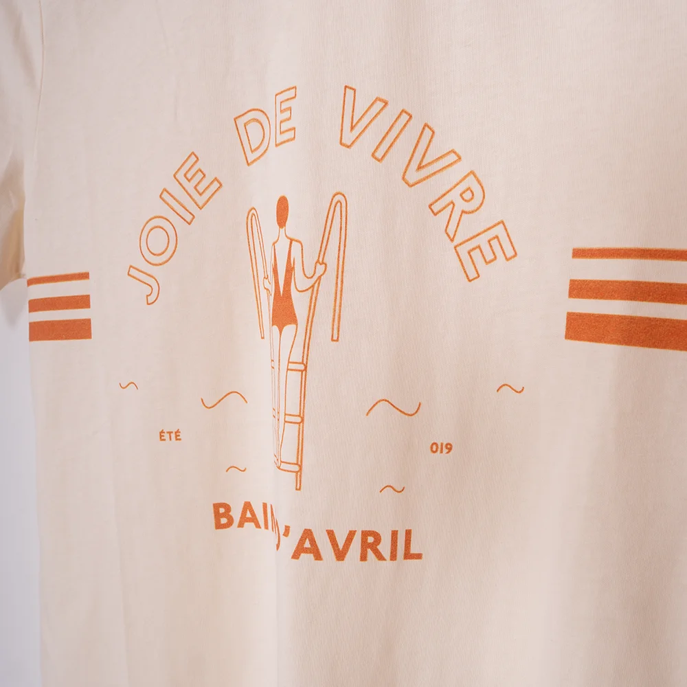 روان 5C149 السباحة فتاة رسالة الجرافيك طباعة المرأة تي شيرت الصيف قصيرة الأكمام سيدة البلوز الكلاسيكية عادية خمر فام #5