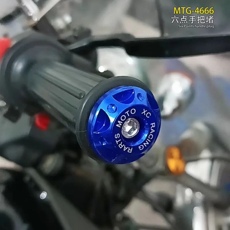 Aluminum Motorcycle Handle Bar Ends Plug Grips Handlebar Plug Caps Slider Motor Bike for Honda Yamaha KTM Dirt Bike Accessories - Image 5