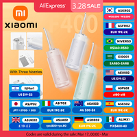 XIAOMI MIJIA F400 Oral Irrigator,Cordless Portable 4 Mode 200mL Rechargeable Flossers,IPX7 Waterproof Electric Oral Waterflosser
