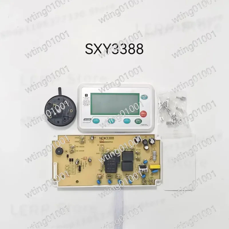 for SXY3388 Upgraded Control PCB Replacement for Front Load Washer with Bright LED Display and Enhanced Universal