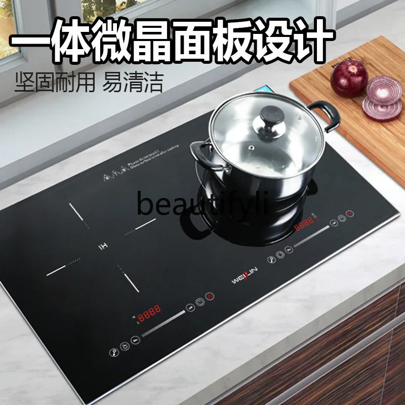 Multifunctional Induction Cooker Built-in Household Dual Burner with Timer