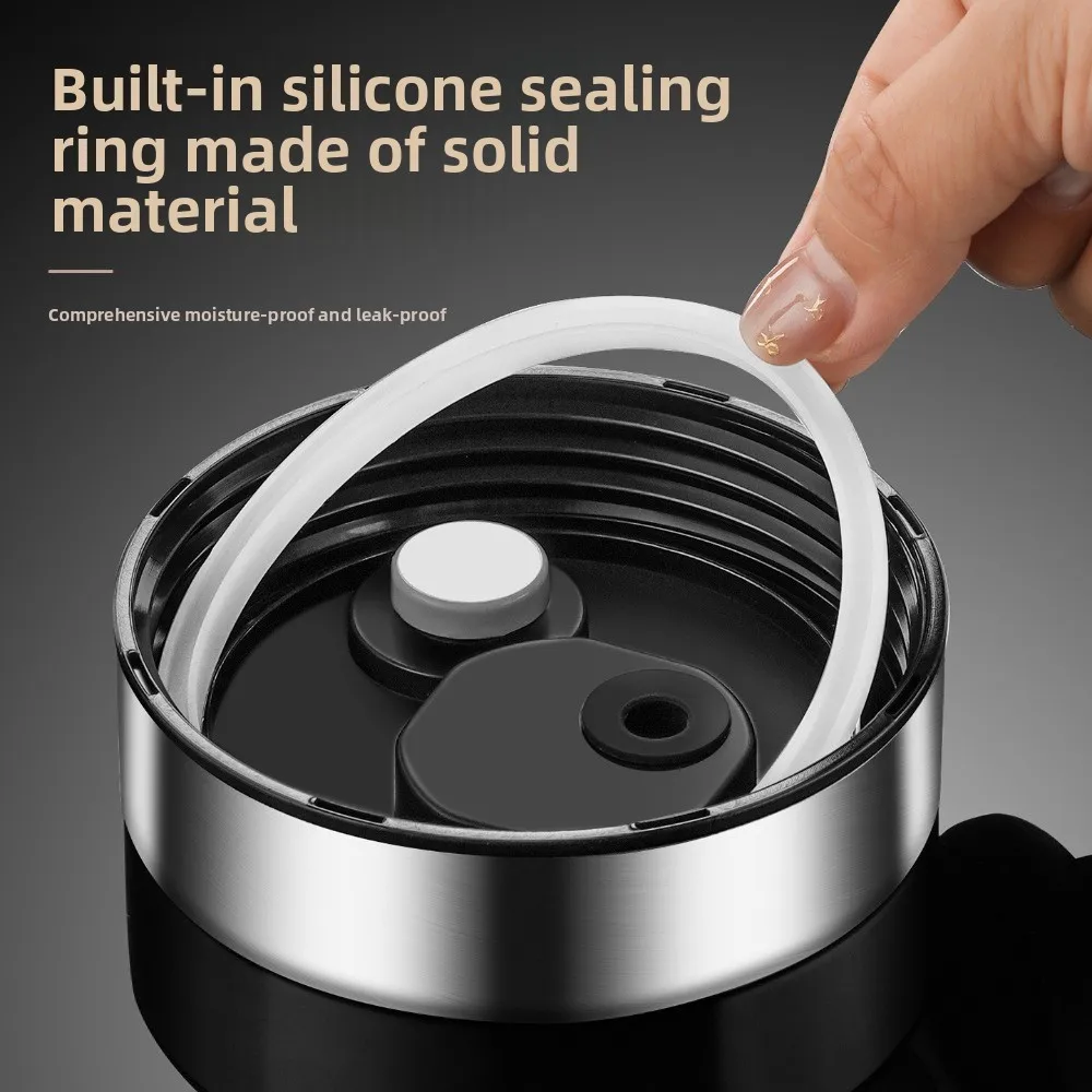 

800/1000/1500/2000ML Stainless Steel Tea Jar Moisture-Proof Food Grade Seal Teas Canister Sealed Design Jar Container Office