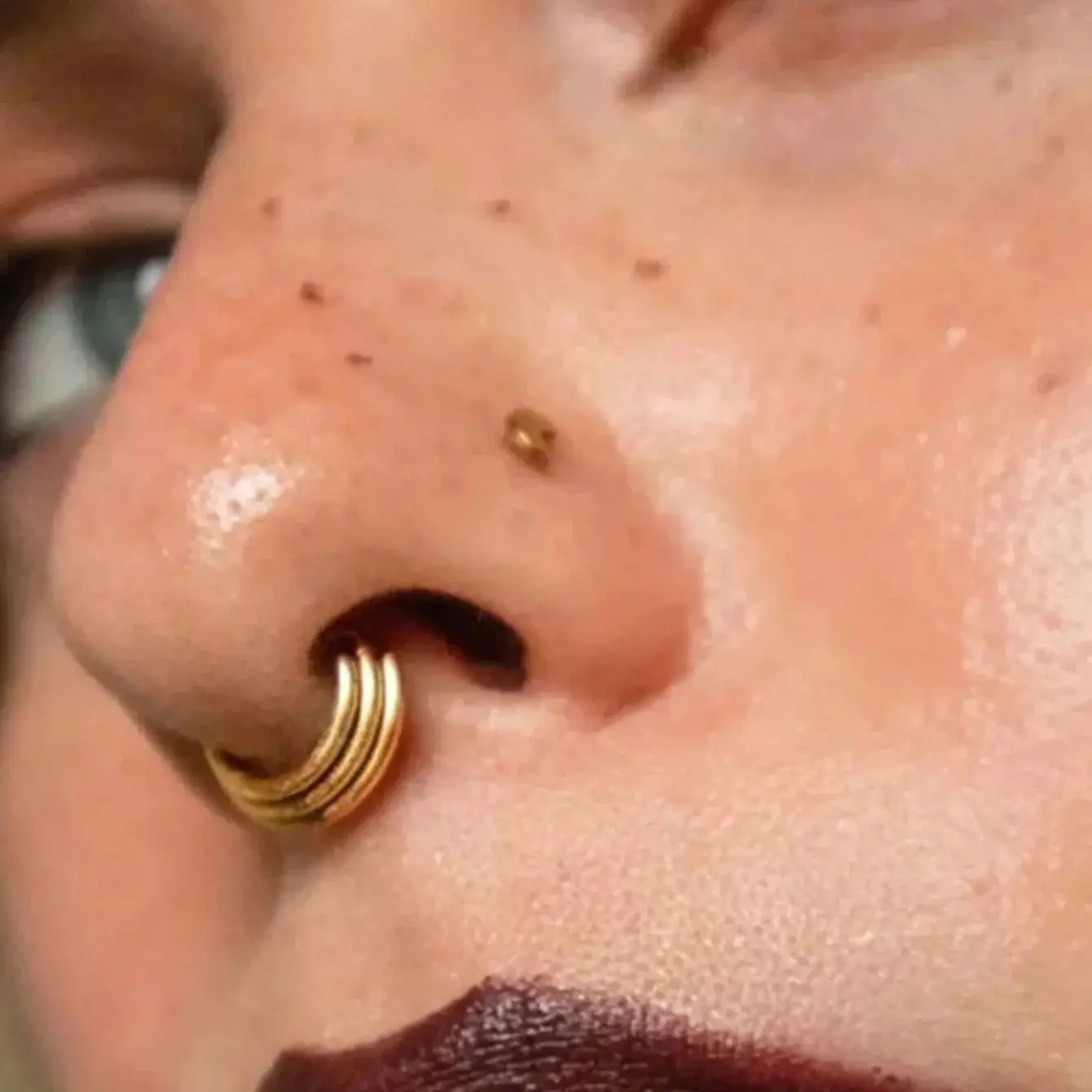 1 Stück Edelstahl Septum Piercing Nasenring Hoop Tragus Knorpel Helix Daith Lippen-Klicker Segment 16G Ohrringe Körperschmuck