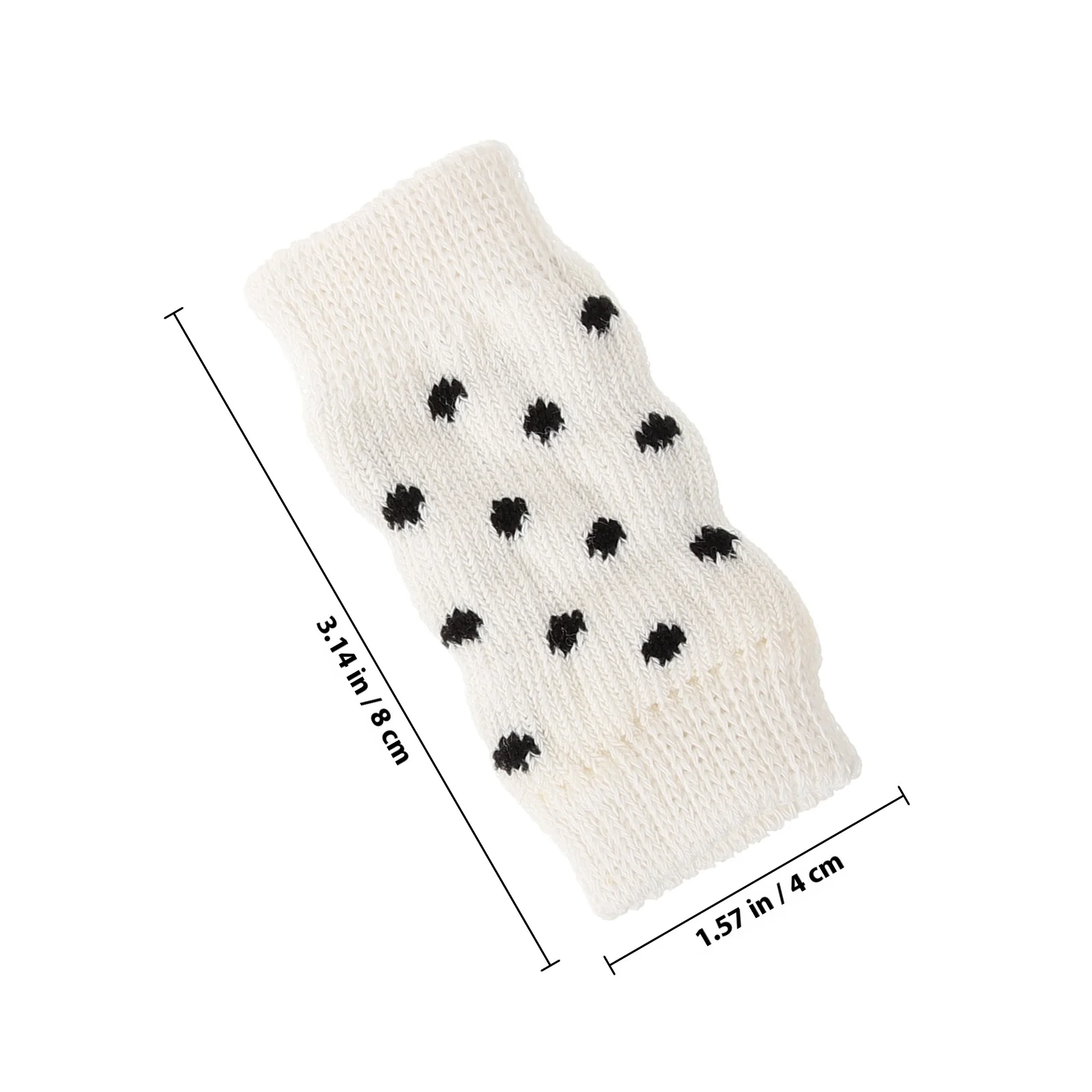 4개입 강아지 다리 슬리브 따뜻하고 통기성 좋은 애완동물 다리 워머 추운 날씨용 세탁기 사용 가능 활동적인 강아지를 위한 스타일리시한 디자인