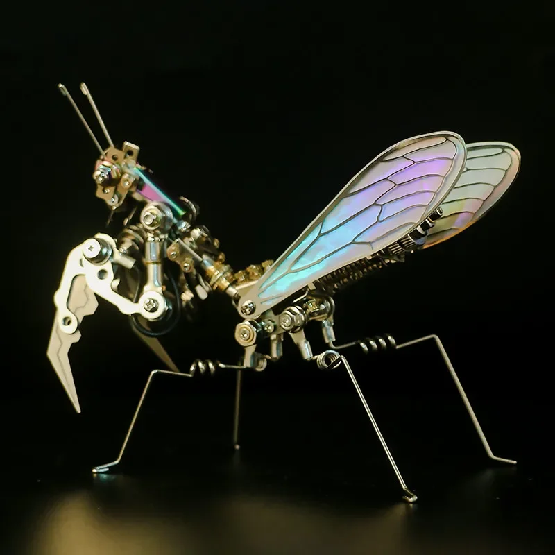 DIY Metal Assembly Model Wasp /scorpion / Mantis / Prayer Insect Toy 3D Three-dimensional Manual DIY High Difficulty Puzzle