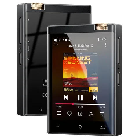 Bluetooth 및 WiFi를 갖춘 Hi-Fi MP3 플레이어, 최대 1TB의 64GB 메모리 카드를 갖춘 Oilsky 무손실 DSD 고해상도 디지털 오디오