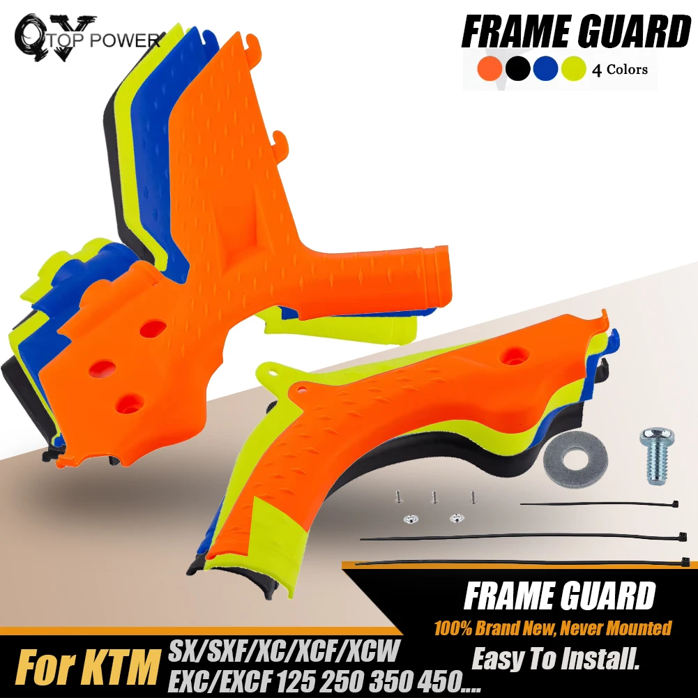 Motorcycle Frame Guard Cover Protector For KTM SX SX-F XC XC-F EXC EXC-F XCW XCFW 125 150 250 300 350 450 2019-2022 Accessories