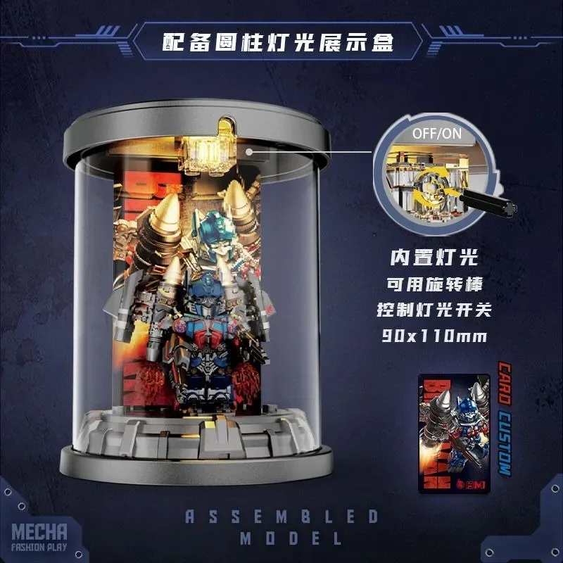 Optimus2.0 Prime كتل المحولات الجديدة MOC الحبوب الصغيرة Megatron تجميع الأطفال اللعب نحلة نموذج هدية مزخرفة